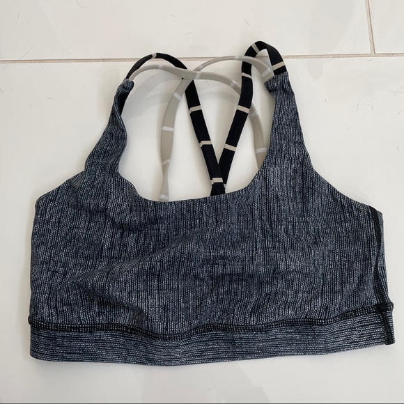 lululemon athletica Other - Navy Pattern Sports Bra